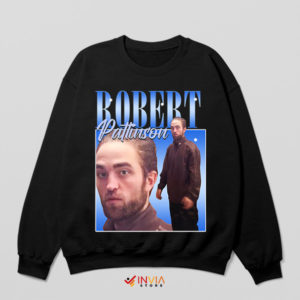 Hollywood Nights Robert Pattinson Black Sweatshirt