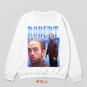 Hollywood Nights Robert Pattinson White Sweatshirt