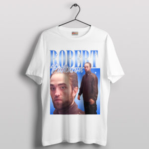 Hollywood Robert Pattinson Vintage White T-Shirt