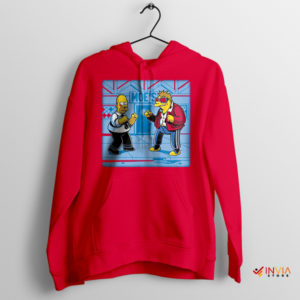 Homer's Weight Loss Journey Red Hoodie