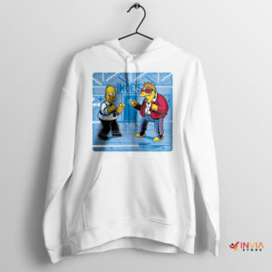 Homer's Weight Loss Journey White Hoodie