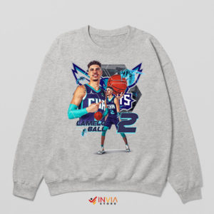 Hoops History with Lamelo Ball Sport Grey Sweatshirt