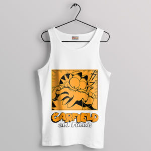 Horror of Mondays Garfield Junji Ito White Tank Top