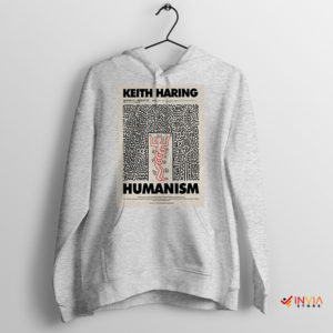 Humanism Spring with Keith Haring Art Sport Grey Hoodie