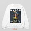 Iconic Lana Del Rey Look Nylon Sweatshirt