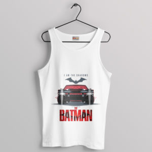 Iconic Wheels The Batman Batmobile White Tank Top