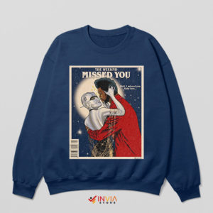 Illustrations Missed You The Weeknd Navy Sweatshirt