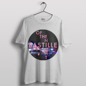 In Tune with the Night Bastille Song Sport Grey T-Shirt