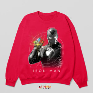 Infinity Power Style Iron Man Gauntlet Red Sweatshirt