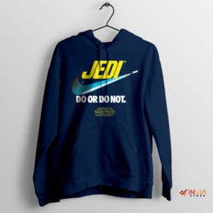 Jedi Wisdom in Style Nike Do or Do Not Navy Hoodie