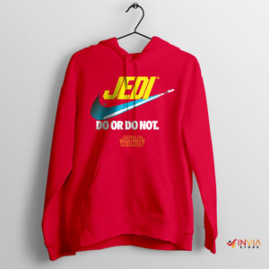 Jedi Wisdom in Style Nike Do or Do Not Red Hoodie