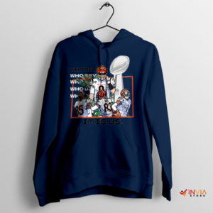 Joe Shiesty Path to Victory Who Dey Navy Hoodie