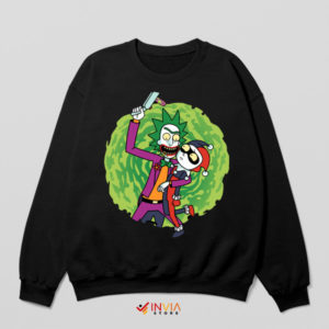 Joker And Harley's Cosmic Rick Morty Sweatshirt