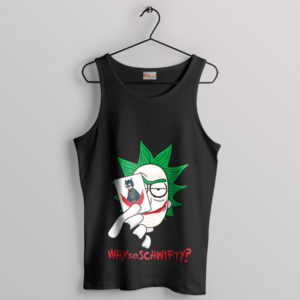 Joker and Rick Get Schwifty Black Tank Top