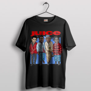 Juice 1992 Classic Film Tribute Merch Black T-Shirt