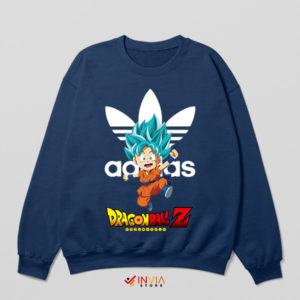 Kamehameha Kicks Goku x Adidas Navy Sweatshirt