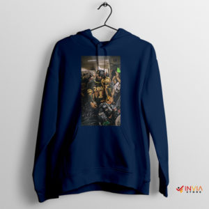 King James and the NBA Trophy Moment Navy Hoodie