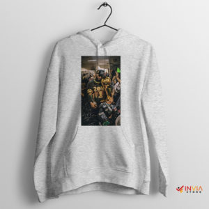 King James and the NBA Trophy Moment Sport Grey Hoodie