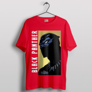 King T'Challa's Legacy Panther Tribute Red T-Shirt