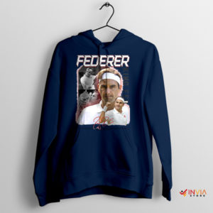 King's Court Tennis Roger Federer Navy Hoodie