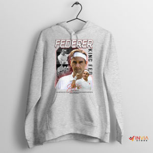 King's Court Tennis Roger Federer Sport Grey Hoodie