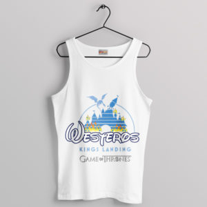 King's Landing Westeros Walt Disney White Tank Top