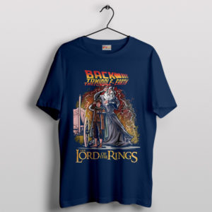 LOTR Inspired Back to Middle-Earth Navy T-Shirt