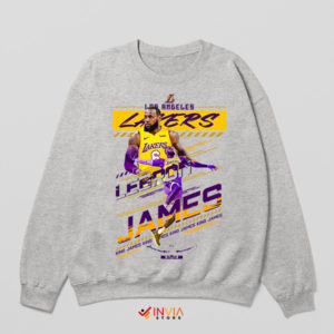 LeBron's Kingdom Lakers Reign Sport Grey Sweatshirt