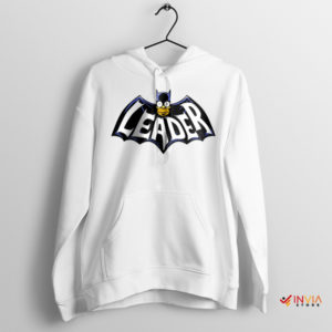 Leader Springfield Meets Gotham Homer White Hoodie