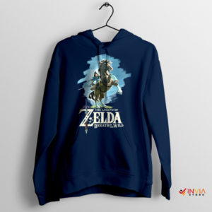 Legend of Link Breath of the Wild Navy Hoodie