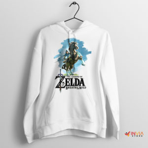 Legend of Link Breath of the Wild White Hoodie