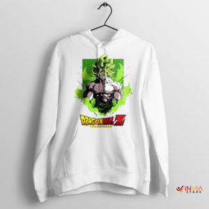 Legendary Aura Broly Super Saiyan White Hoodie