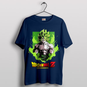 Legendary Broly Saiyan Power DBZ Navy T-Shirt