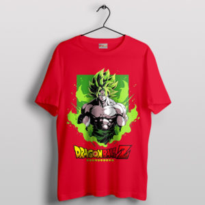 Legendary Broly Saiyan Power DBZ Red T-Shirt