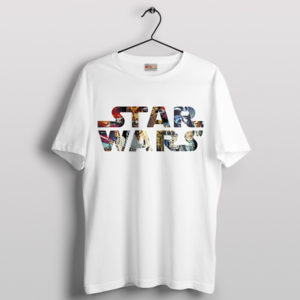 Legendary Star Wars Characters Movie White T-Shirt