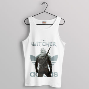 Legendary Style Geralt The Witcher White Tank Top