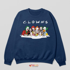 Legends Clown Movie Characters Navy Sweatshirt