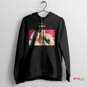 Let Your Style Sing with This HAIM Black Hoodie