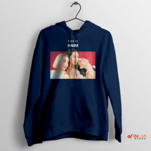 Let Your Style Sing with This HAIM Navy Hoodie