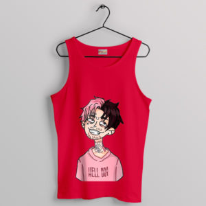 Lil Peep's Dark Anthem Hellboy Red Tank Top