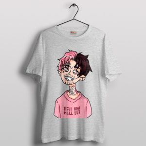 Lil Peep's Lyrical Depth Hellboy Sport Grey T-Shirt