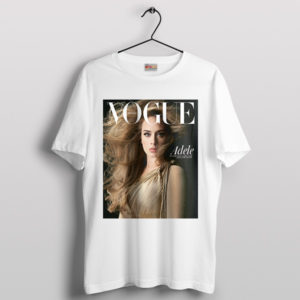 Love in Vogue Adele's Latest Heartfelt White T-Shirt