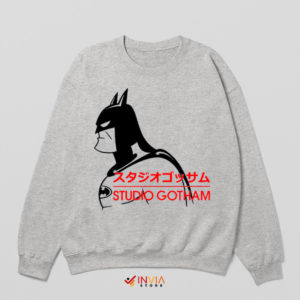 Magical Studio Ghibli with a Batman Sport Grey Sweatshirt