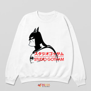 Magical Studio Ghibli with a Batman White Sweatshirt