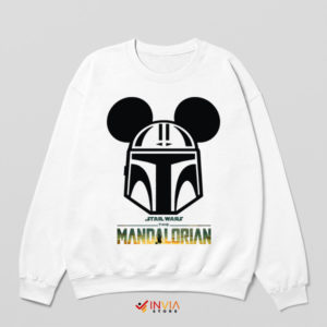 Mandalorian Helmet Mickey Mouse Sweatshirt