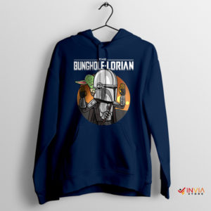 Mandalorian Madness Beavis and Butt-Head Navy Hoodie