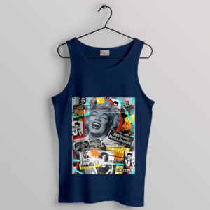 Marilyn Monroe Gentlemen Prefer Blondes Navy Tank Top