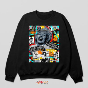 Marilyn's Classic Gentlemen Prefer Blondes Black Sweatshirt