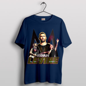 Marooned in Nostalgia Adam Levine Navy T-Shirt