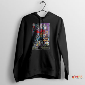 Marvel Classic Vintage Doctor Strange Comic Black Hoodie